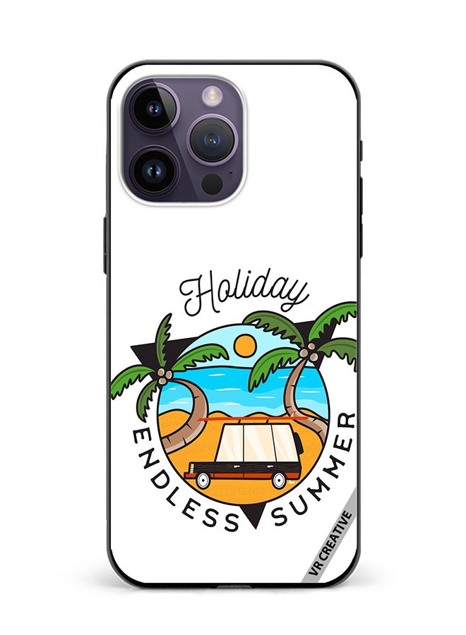 VR CREATIVE Protective Case Cover For Apple iPhone 15 Pro Max Endless Summer Design Multicolour - Image 1