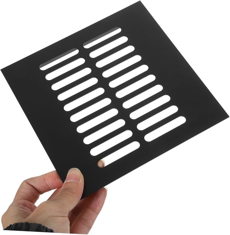 Aluminum Alloy Square Mesh Air Vent Grille Cover For Cabinet Shoe Wardrobe Kitchen - Image 5