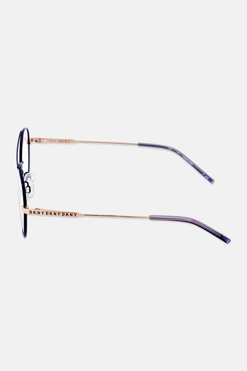 DKNY Women DK1025 Round Eyeglasses, Blue - Image 4