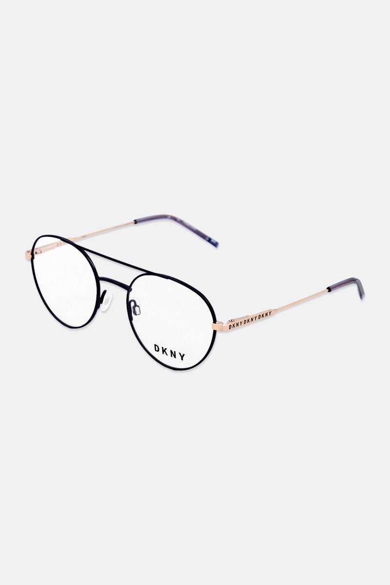 DKNY Women DK1025 Round Eyeglasses, Blue - Image 3