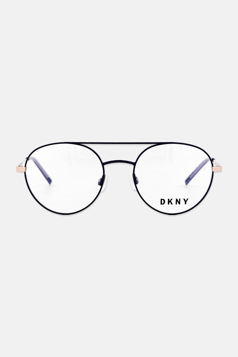 DKNY Women DK1025 Round Eyeglasses, Blue - Image 1