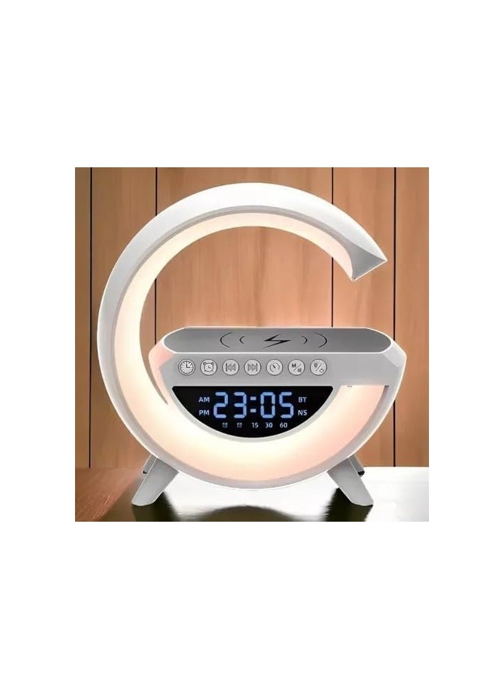 Table Lamp Lamp Rgb Smart Bluetooth Speaker Wireles Technology RGB Speaker Speaker Sound Box And Bluetooth Induction Charger Wireless Charging Night Light Ambient - Image 2