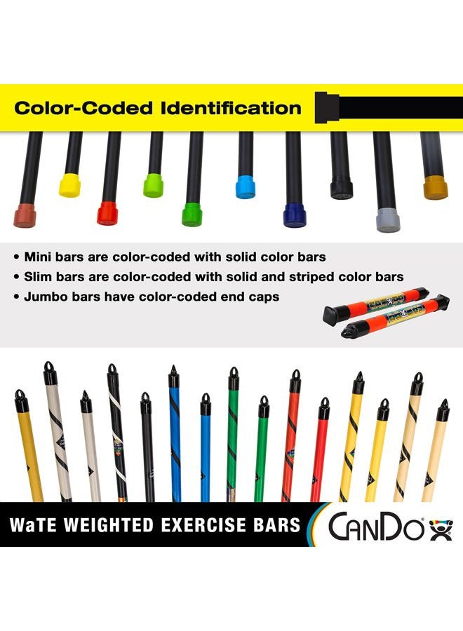 Cando (17.5lbs-7.875Kg) - Cando 10-1616 Exercise Wate Bar, 7.9kg Weight - Image 4