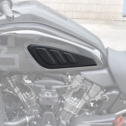 VEISUTOR طقم وسادة ركبة خزان الوقود VEISUTOR لسيارة بان أمريكا 1250، ملصقات واقي جوانب خزان المطاط لسيارات هارلي بان أمريكا RA1250 و RA1250S (2 قطعة) - Image 2