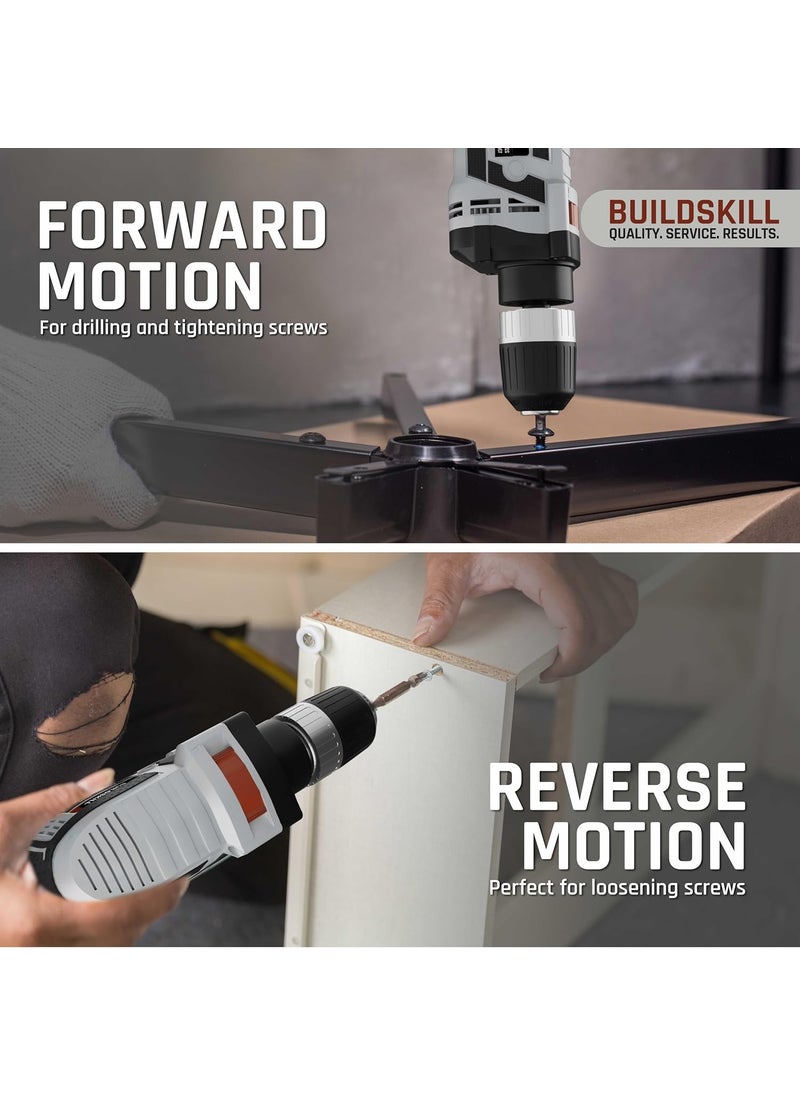 BUILDSKILL BUILDSKILL 800W impact drilling machine for home use 13mm keyless chuck copper motor 3300 RPM variable speed forward reverse drill machine for wall drilling screwdriving impact drilling  - Image 5