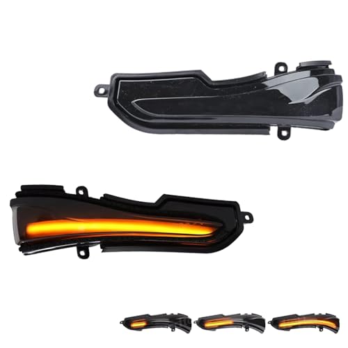 GSOWO 2 PCS Dynamic LED Side Mirror Sequential Turn Signal Light Indicator for Infiniti Q30 Q50 Q60 Q70 QX50 QX60 QX70, LED Sequential Side Mirror Turn Signal Lamp Assembly - Image 1