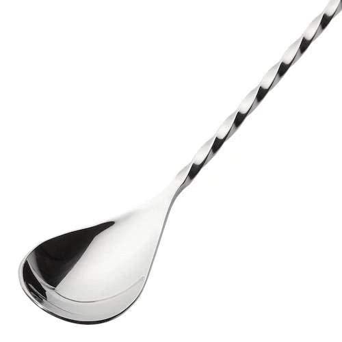 FINALITY Premium Bar Stirrer Spoon Twisted with Muddler top, Long Spoon Cocktail Mixing Spoon - Image 3
