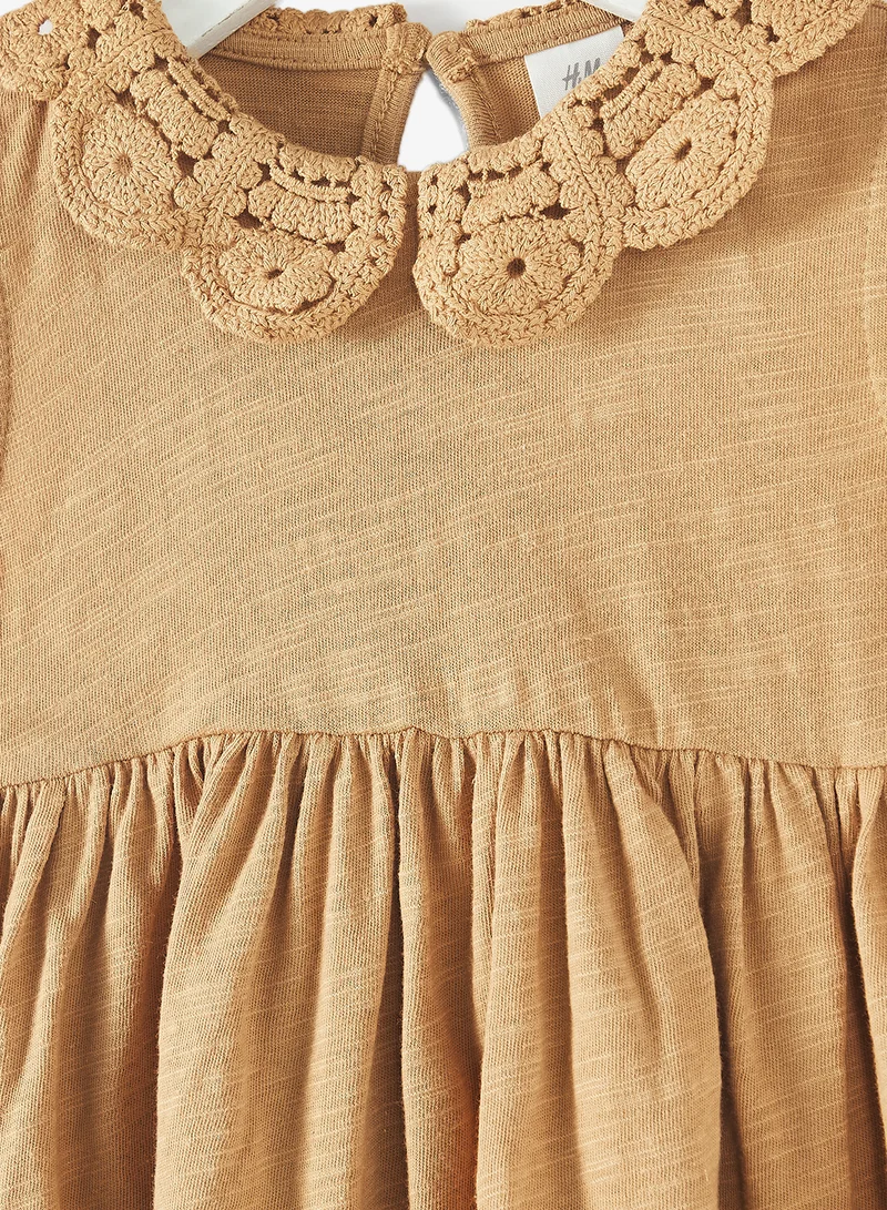 H&M Collared jersey dress