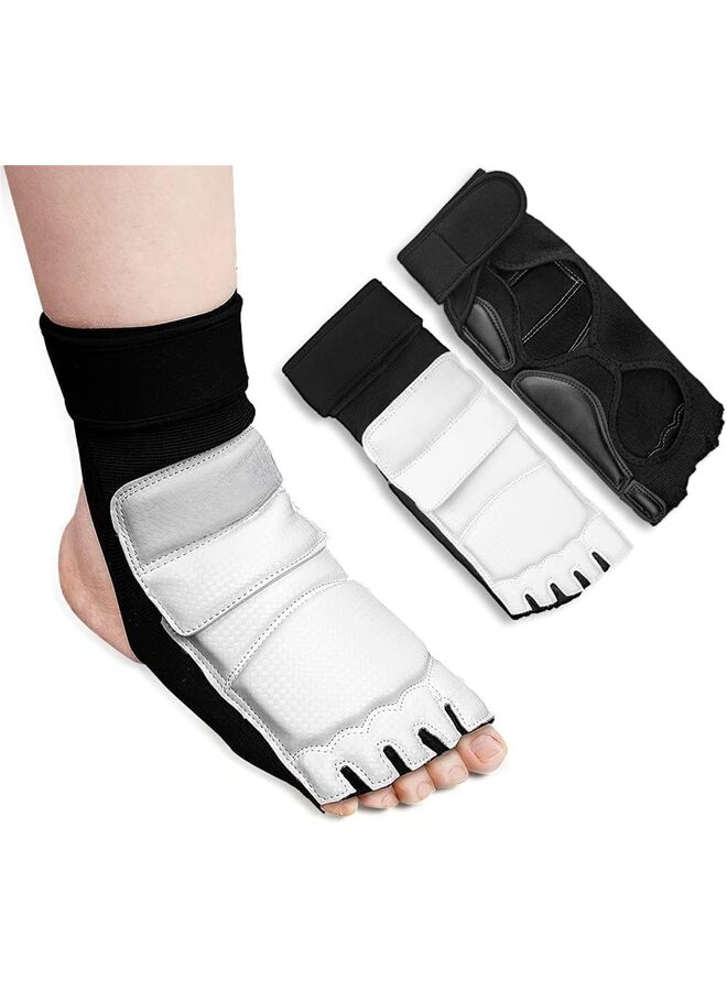 Taekwondo Sparring Gear Foot Protector Karate Boxing Sparring Foot Guard, Martial Arts Protective Foot Gear for Kung Fu Punch Bag Kickboxing Training (Size : XL) - Image 1