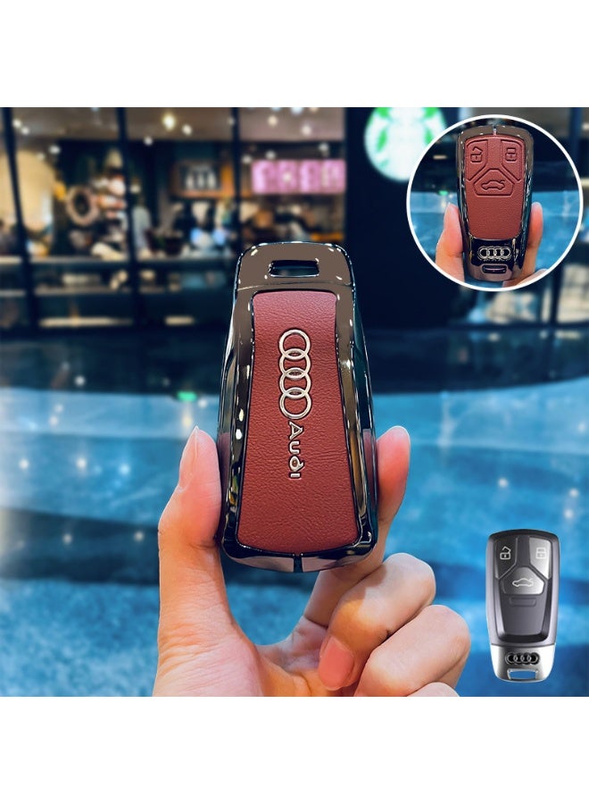 Audi 2025 Audi Q5L special key set luxury 2024 A4L premium car key all inclusive protective case for men and women General Motors keychain - Image 1