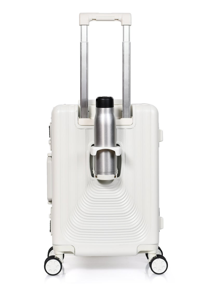 MORANO - Morano Lightweight Carry-on Luggage with TSA Lock (BEGE) - Image 1