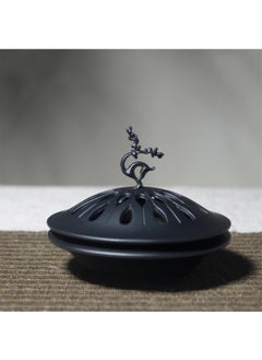Y&D Alloy Incense Stove Household Indoor Creative Diffusion Stove Tea Ceremony Ornaments-Black  - Image 5