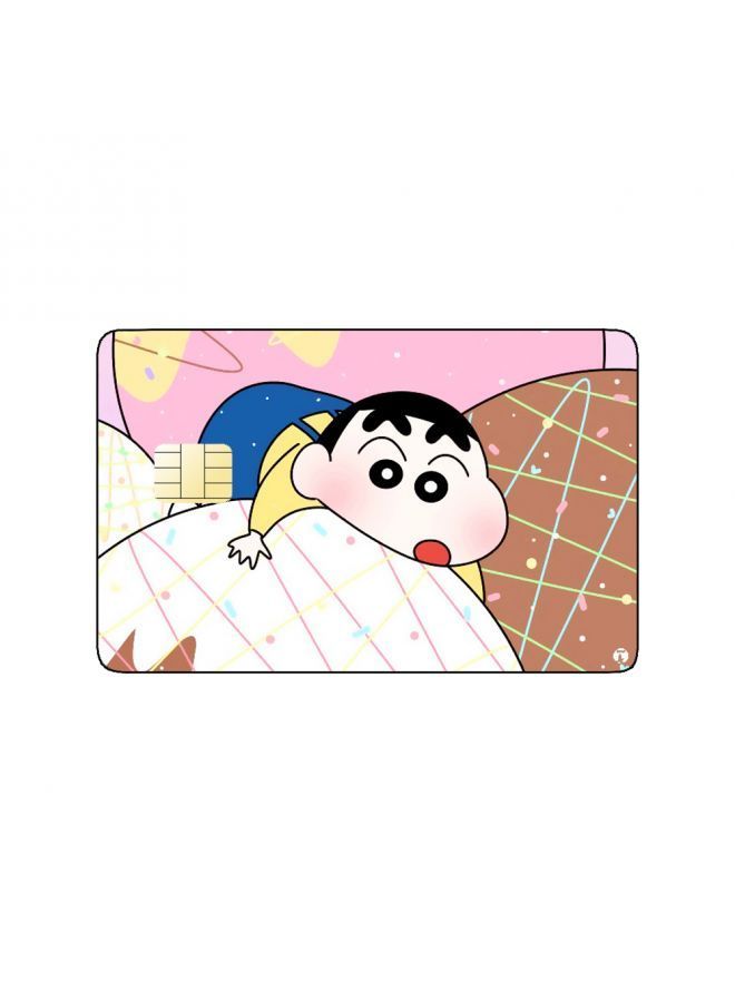 RKN PRINTED BANK CARD STICKER Shinnosuke From Crayon Shin Chan Anime - Image 1