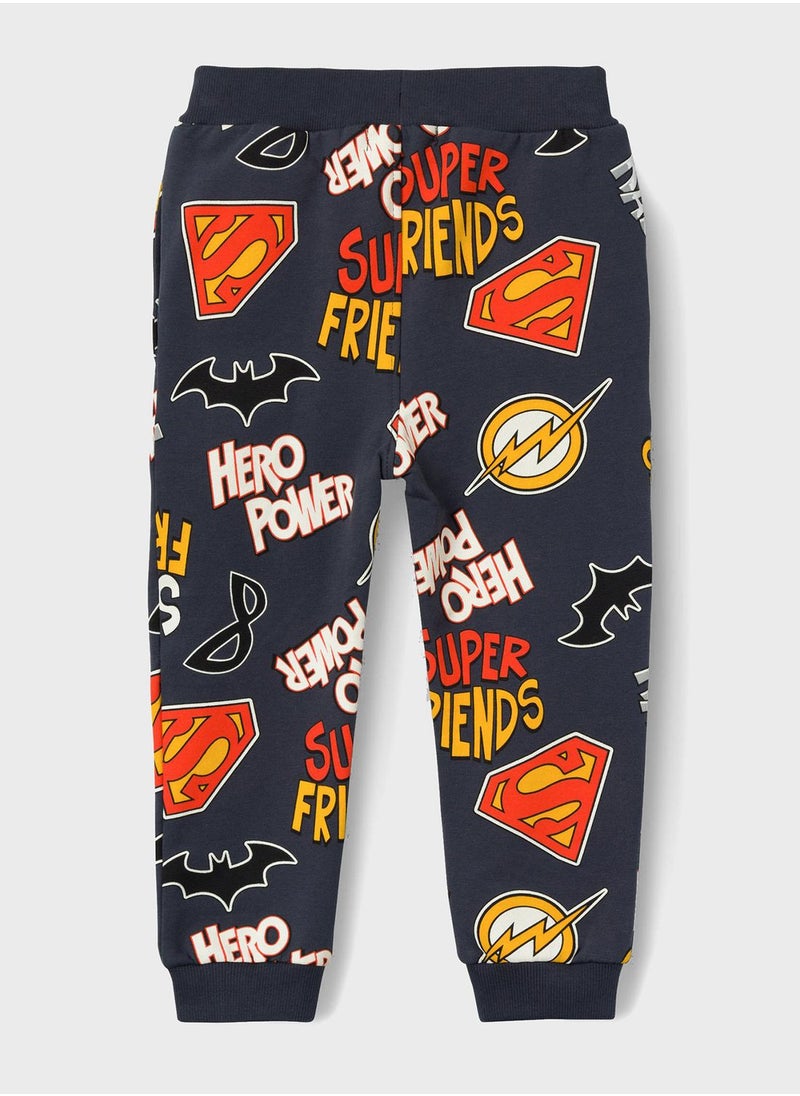 NAME IT - Kids Superhero Sweatpants - Image 1