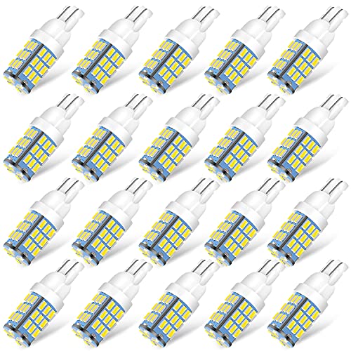 ACOHUIKE T10 921 194 168 175 LED Bulbs White 20-Packs, Super Bright 3014 42-SMD LED Replacement 12 Volt RV Camper Trailer Boat Trunk Interior Dome Map License Lights, Backup Reverse Lights - Image 1