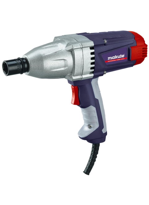 Electric Impact Wrench 360W with Variable speed and 360 degree adjustable side handle  for Loosening of wheel bolts and nuts Metal construction and   DIY projects(EW116)