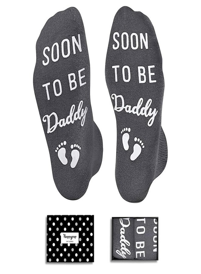 Happy Pop HAPPYPOP New Dad Gifts for Men - Soon to Be Dad Gifts for 1st Time Father, Funny Men Socks - Image 1