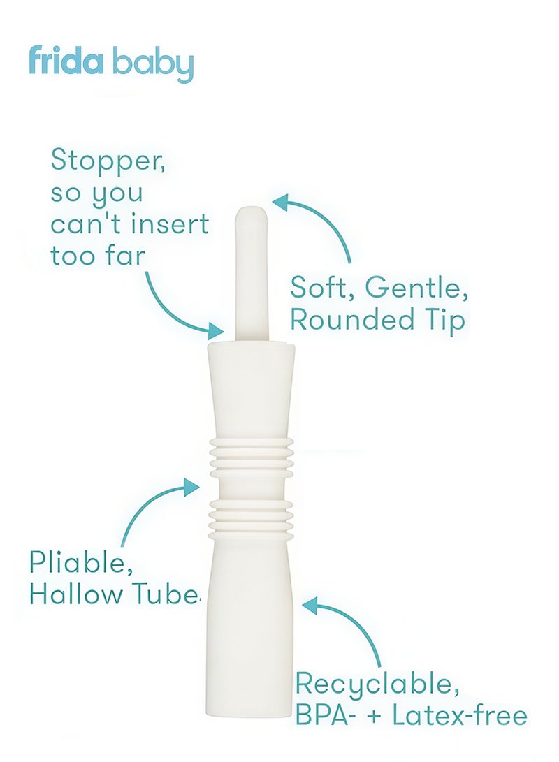 فريدا بيبي مُسكّن غازات ومغص الأطفال من ويندي | ١٠ قطع | صُنع في السويد | راحة فورية من آلام البطن | آمن، طبيعي، وخالٍ من مادة BPA | مُعتمد من أطباء الأطفال، تصميم ناعم ولطيف | سهل الاستخدام لحديثي الولادة والرضع - Image 3