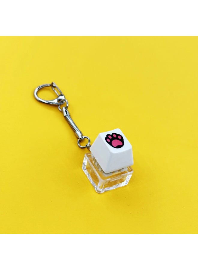 Popular Creative Press Decompression Artifact Single Key Keycap Cute Funny Style Mechanical Keyboard Anime Keychain Keycap 