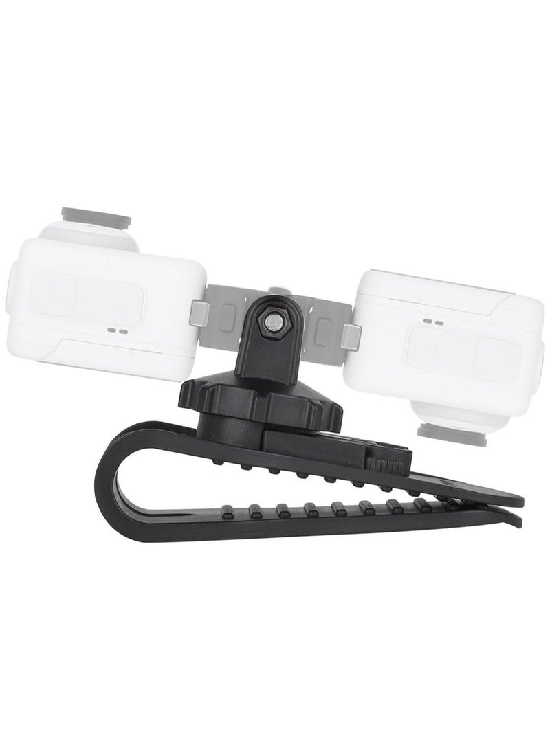 SYOSI - Camera Clip mounting Bracket/Car Sunshade mounting Bracket for Insta360 GO 3/ONE X3/ONE X2/GoPro Series, 360° Rotating Phone Bracket - Image 1