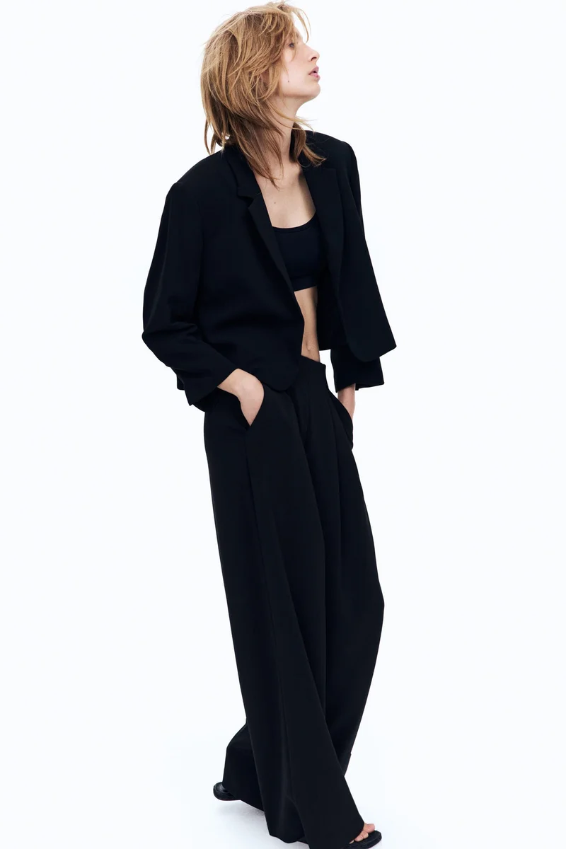 اتش اند ام Slit-cuff blazer
