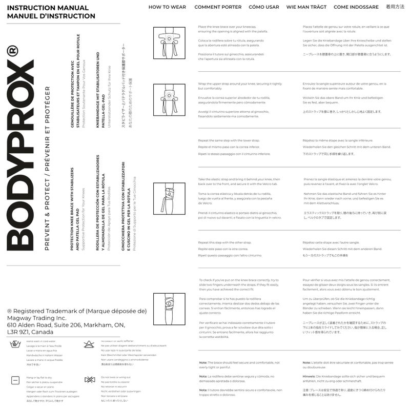 Bodyprox Knee Brace with Side Stabilizers & Patella Gel Pads for Knee Support - Image 4