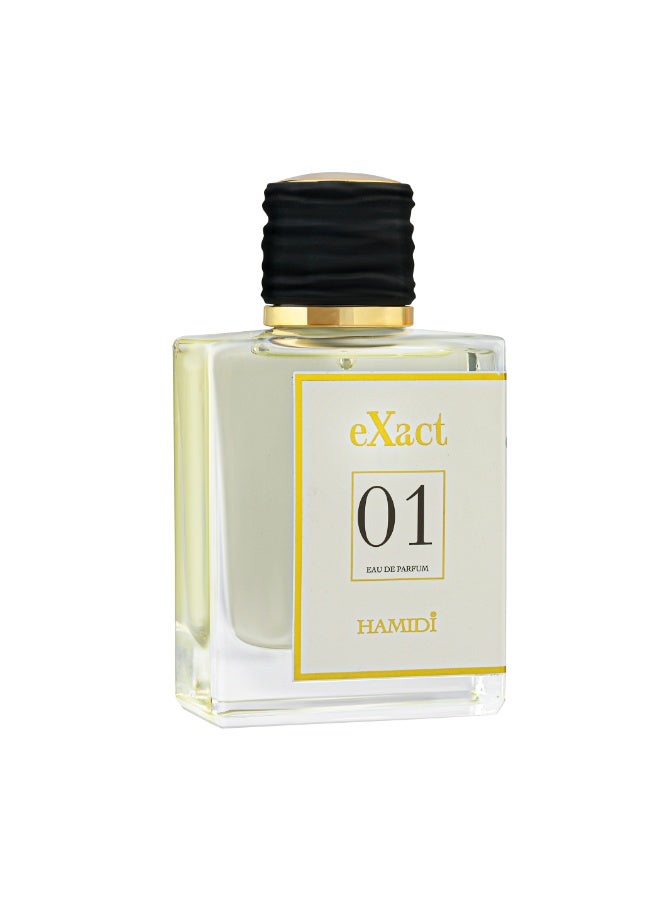 Hamidi Exact 01 GPJ LE ELIX ABS Eau De Parfum For Man, 100ML, Perfumes For Men, Spicy Woody Magnetic Fragrance With Plum, Cardamom, & Polished Leather, Luxury Long Lasting Scent For Him - Image 2
