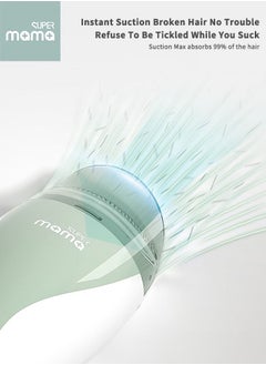 SUPERMAMA Baby Mute Electric Shaved Hair Clipper, Silent Haircut Trimmer For Kids and Toddlers, Charging Waterproof Low Vibration Machine about boy Hair's Cutting  - Image 4
