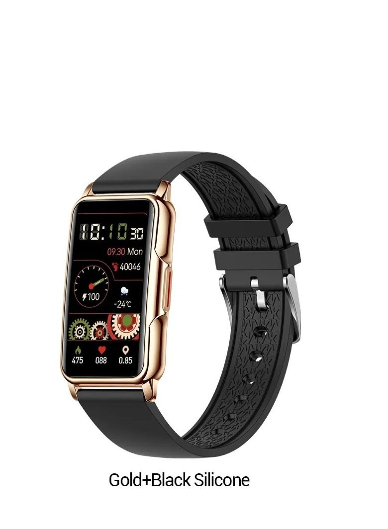 ارواق ساعة H80 مقاس 1.47 بوصة تعمل باللمس بالكامل IP67 شاشة مراقبة صحية مقاومة للماء 20 أوضاع رياضية 25 يومًا في وضع الاستعداد قرص مخصص متوافق مع نظام Android iOS - Image 1