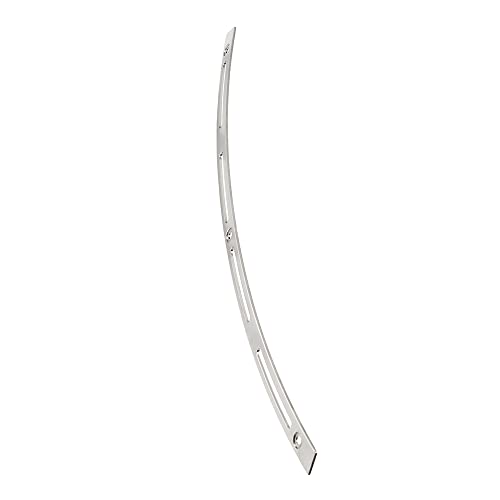 WYNMOTO Polished Stainless Slotted Batwing Windshield Windscreen Trim Chrome Compatible for 96-13 Harley Touring Electra Street Glide Ultra Limited Tri Glide 1996-2013 - Image 4