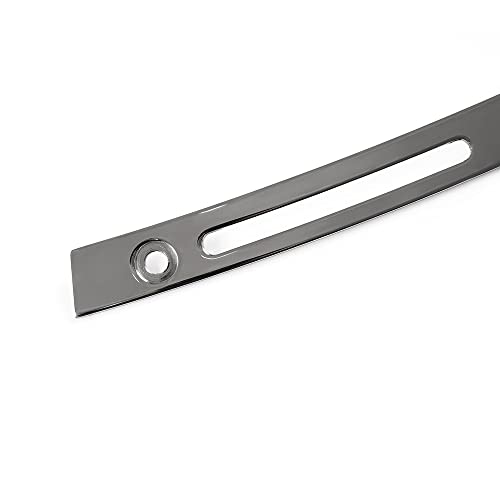 WYNMOTO Polished Stainless Slotted Batwing Windshield Windscreen Trim Chrome Compatible for 96-13 Harley Touring Electra Street Glide Ultra Limited Tri Glide 1996-2013 - Image 5