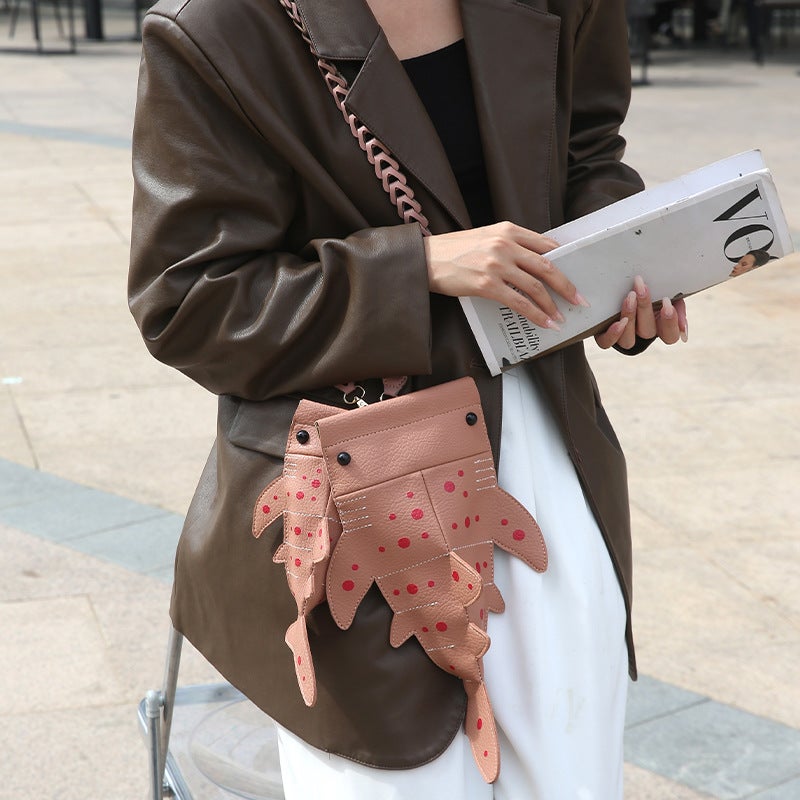 New Style Creative Mini Cartoon Shark Mobile Phone Coin Purse Fashion All-Match Shoulder Bag Messenger Bag Women'S - Image 4