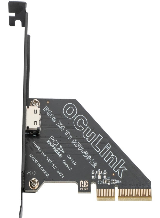 OwlTree PCIe 4.0 x4 64Gbps Compatible with OCuLink SFF-8612 SFF-8611 External GPU eGPU Riser Card for Mini PC - Image 1