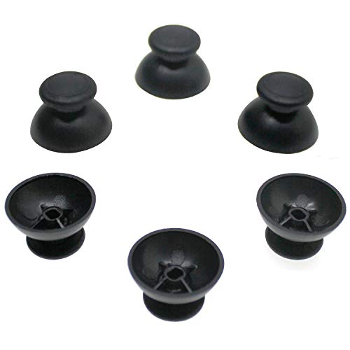 OSTENT 6 x Analog Stick Thumb Cap Replacement for Nintendo Wii U Gamepad Video Games - Image 1