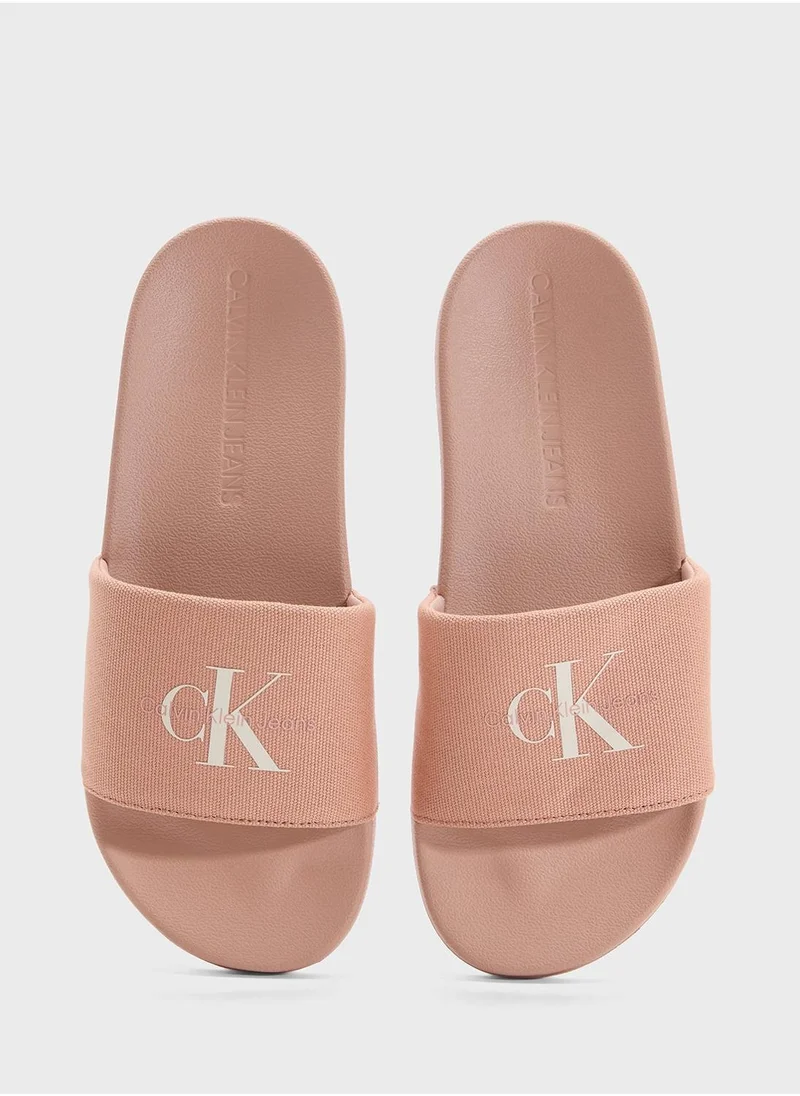 Calvin Klein Jeans MONOGRAM SLIDES