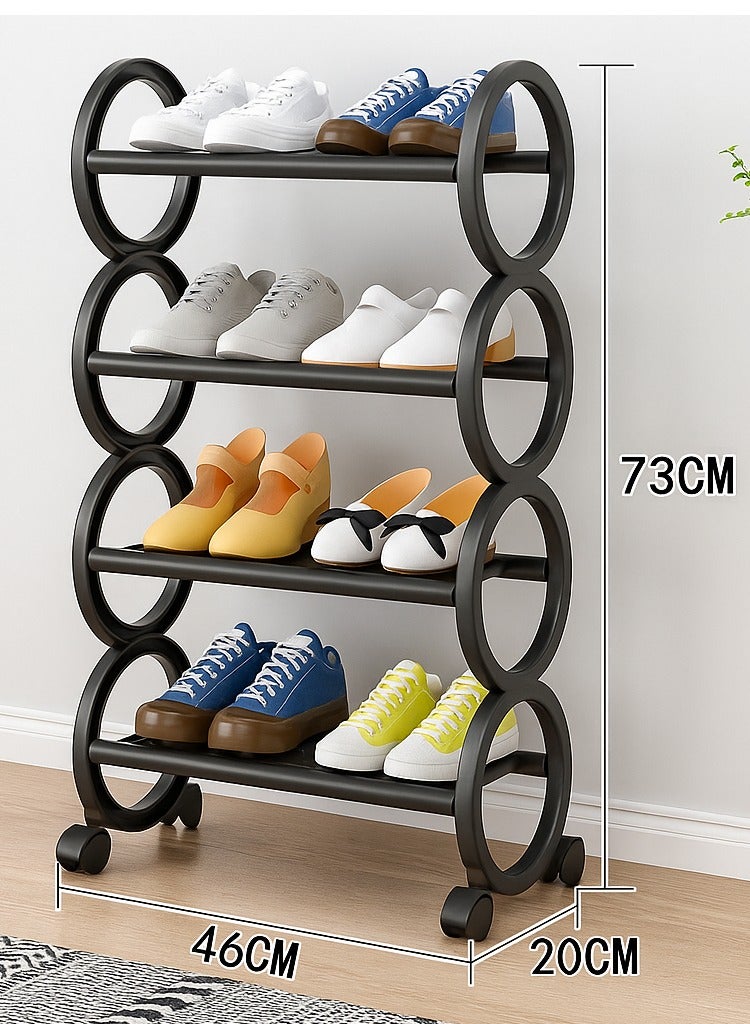 Generic FFD Versatile Multi-Layer Storage Organizer with Rolling Wheels – Waterproof Fabric Shoe Rack for Shoes, Handbags, Slippers, and More – Perfect for Bedroom, Closet, Garage, and Hallway - Image 2