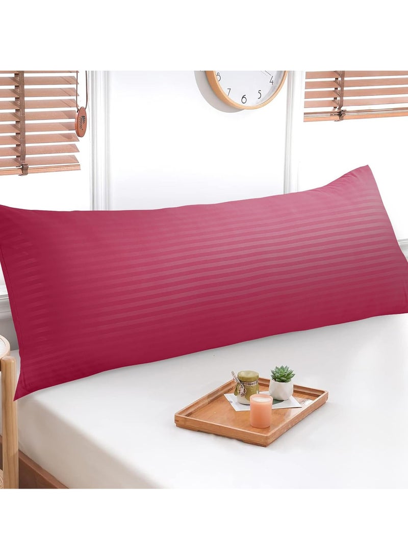 Eworld 3-piece Bedding Set Includes 2 Premium Bed Pillows & 1 Full-Body Pillow for Adults, Breathable & Ideal for Side Sleepers with Polyester Filling & Soft Cotton Cover, Available in Multiple Colors  - Image 4