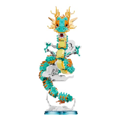 BDYDT Dragon Series Auspicious Lucky Dragon Micro Building Blocks Set 2860PCSBuilding Set Model Toys Gifts for Kid and Adult - Image 1