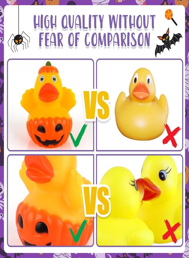 DMSKY 52 Pack Halloween Rubber Ducks Bulk, Halloween Party Favors Halloween Basket Stuffers, Gift Exchange, Treat Supplies Goodie Bag Fillers - Image 4