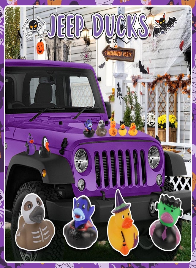 DMSKY 52 Pack Halloween Rubber Ducks Bulk, Halloween Party Favors Halloween Basket Stuffers, Gift Exchange, Treat Supplies Goodie Bag Fillers - Image 5