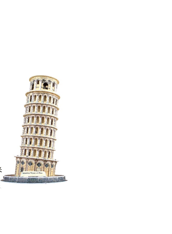 Beauenty 3d Model World Architecture Stereo jigsaw Leaning Tower of Pisa (Italy)