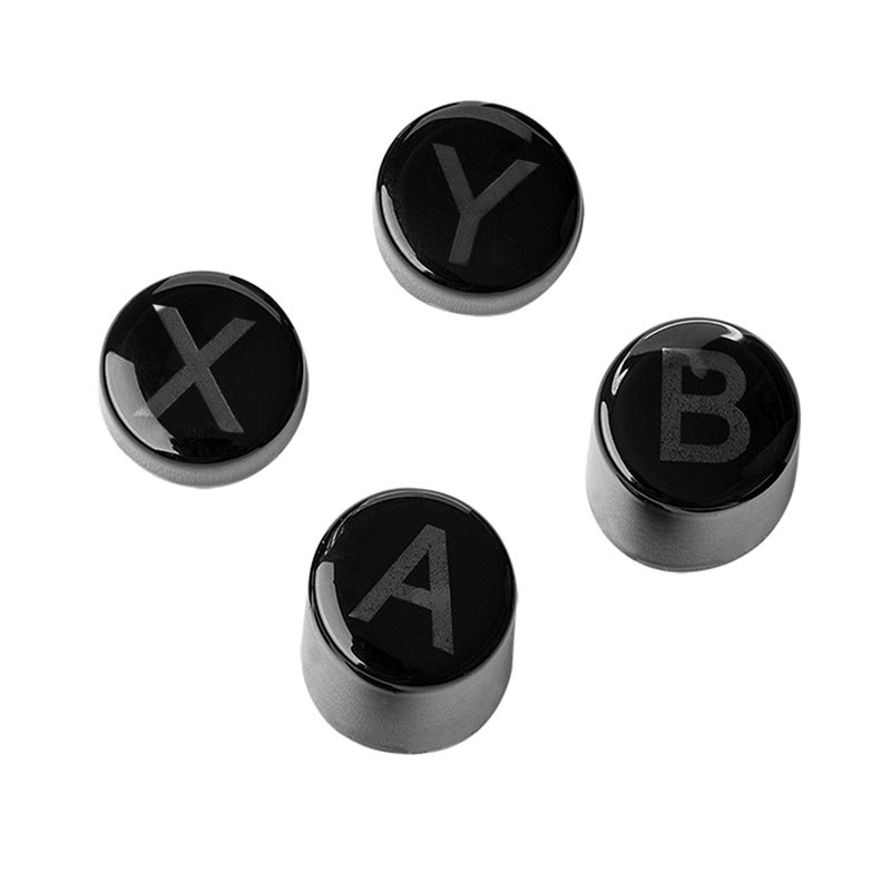 Gamepad Keycaps: Black, Ergonomic Design - Inner Layer Engraved Anti-wear Letters, Durable Quality for PC Players

Wait, let me adjust to strictly follow the format and rules better:
Gamepad Keycaps B - Image 1