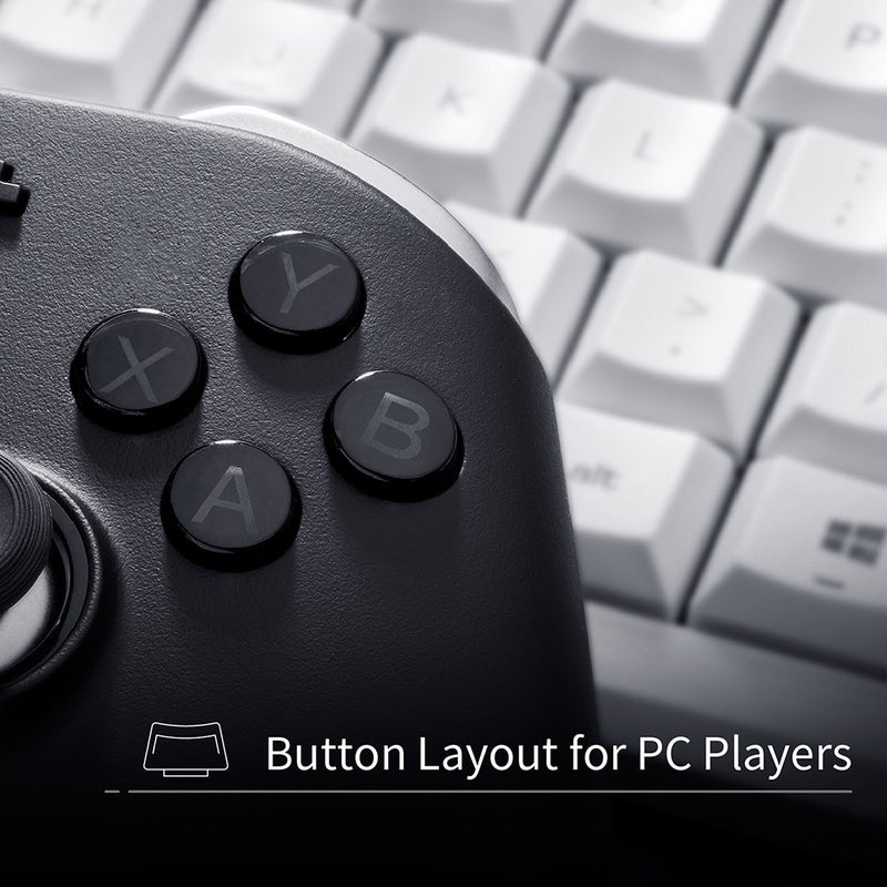 Gamepad Keycaps: Black, Ergonomic Design - Inner Layer Engraved Anti-wear Letters, Durable Quality for PC Players

Wait, let me adjust to strictly follow the format and rules better:
Gamepad Keycaps B - Image 5