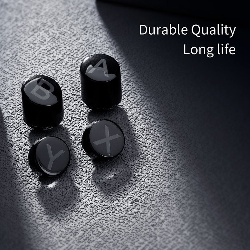 Gamepad Keycaps: Black, Ergonomic Design - Inner Layer Engraved Anti-wear Letters, Durable Quality for PC Players

Wait, let me adjust to strictly follow the format and rules better:
Gamepad Keycaps B - Image 3