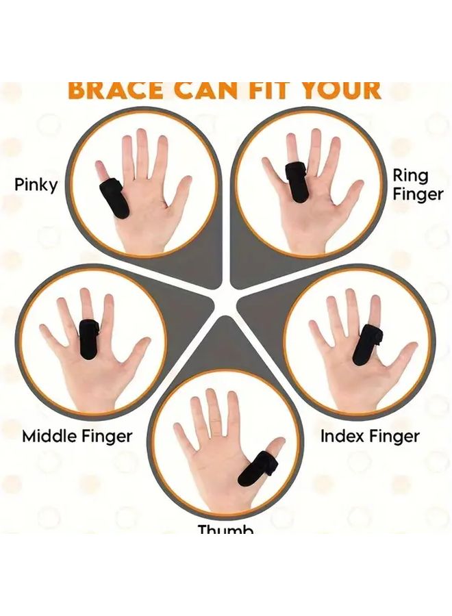 Wrist Finger Trigger Finger Splint Support Brace For All Fingers Tendon Lock Release Stabilizer Knuckle Wrap Corrects Bent Curved Locked Narrow Tenosynovitis Hand Improves Mobility Ergonomic Design Adjustable Closure Style1 Polyester Fiber - Image 5