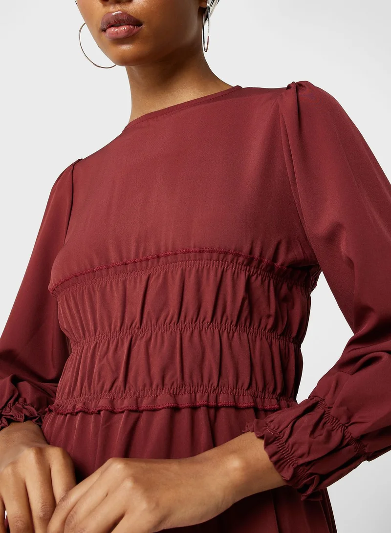 Khizana Smocked Waist Dress