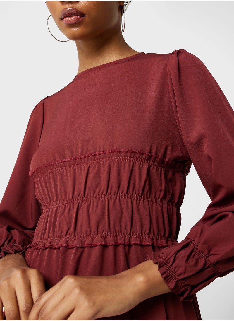 Khizana - Smocked Waist Dress - Image 1