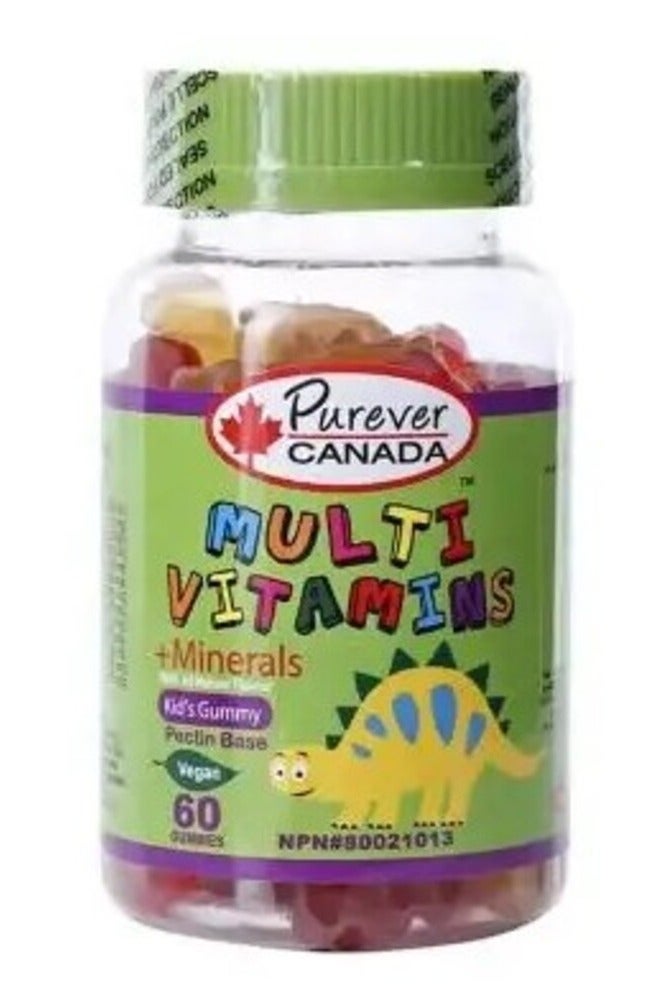 Purever CANADA Purever Canada Multivitamin & Minerals for Kids – 60 Gummies - Image 1
