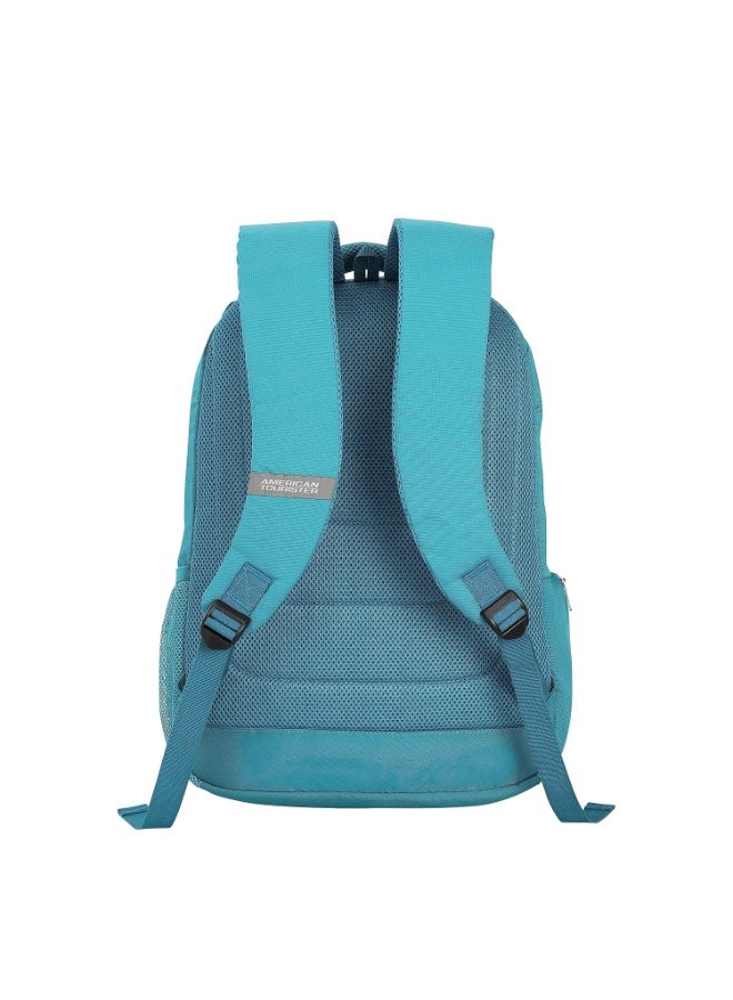 American Tourister Spin 28 L Medium Size 6 Compartment Laptop Backpack - Teal - Image 4