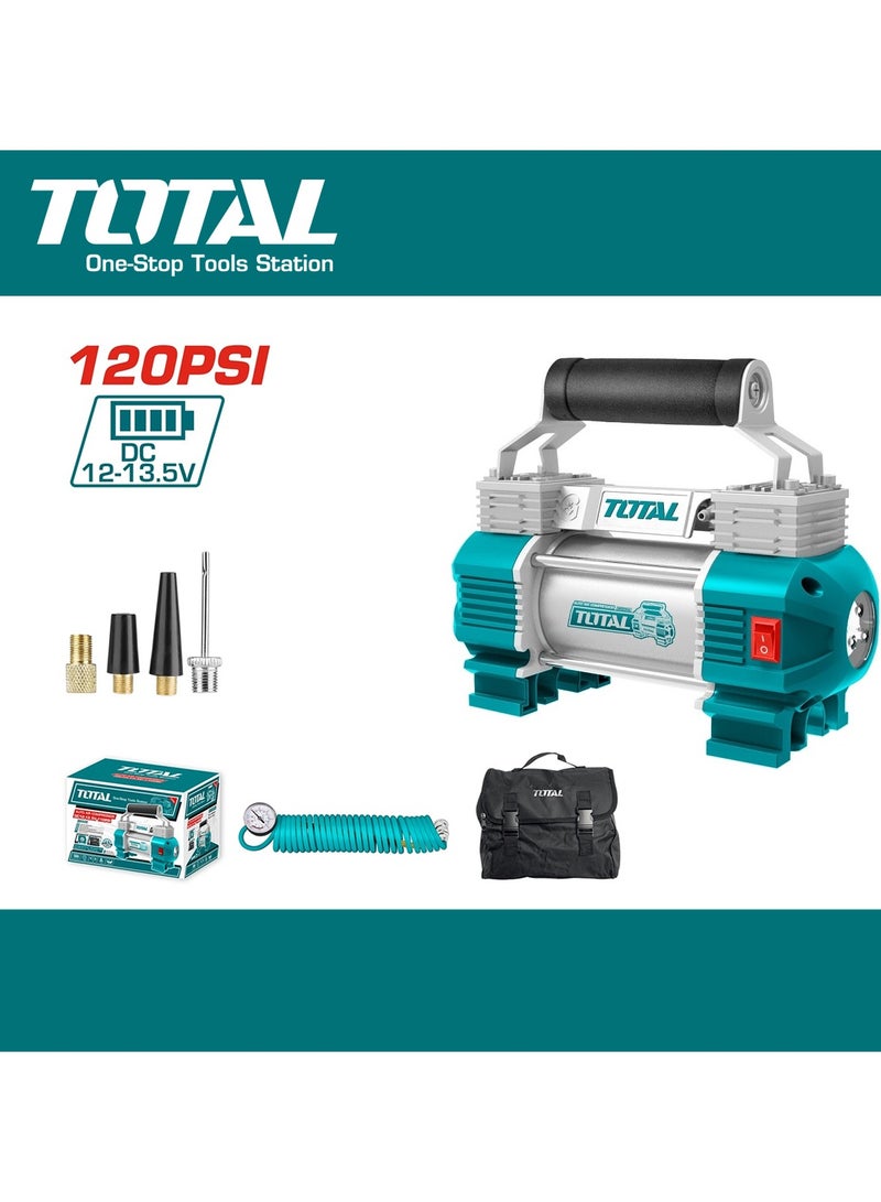 TOTAL Auto Air Compressor 120PSI,12V 18A TTAC2506 - Image 3
